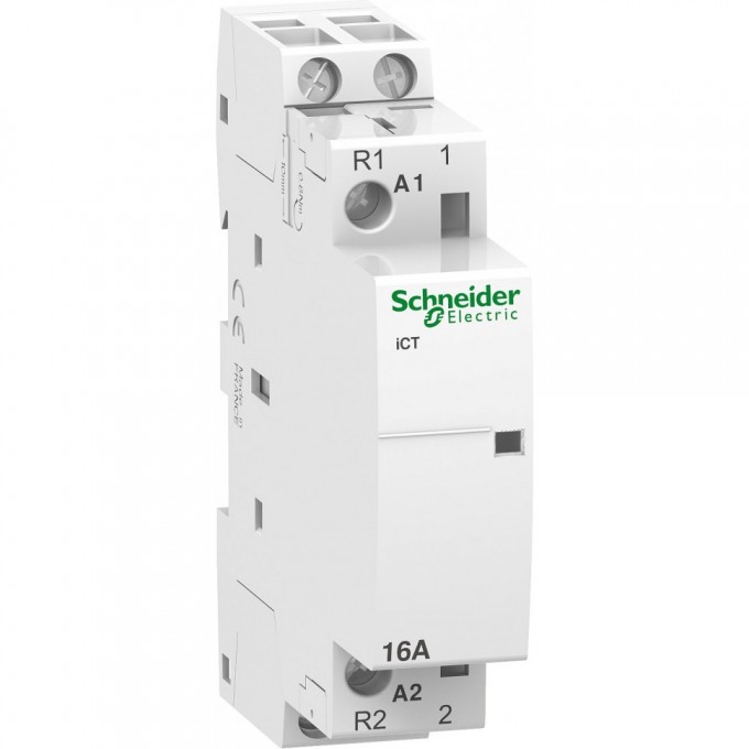 Модульный контактор SCHNEIDER ELECTRIC ACTI9 iCT16A 1НО 1НЗ 220В АС 50ГЦ A9C22515 Модульный контактор SCHNEIDER ELECTRIC ACTI9 iCT16A 1НО 1НЗ 220В АС 50ГЦ A9C22515