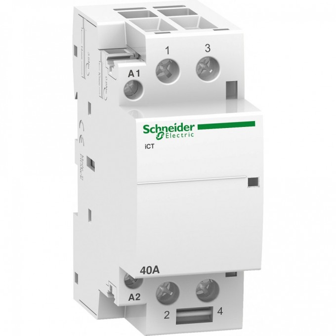Модульный контактор SCHNEIDER ELECTRIC ACTI9 iCT40A 2НО 220/240В АС 50ГЦ A9C20842 Модульный контактор SCHNEIDER ELECTRIC ACTI9 iCT40A 2НО 220/240В АС 50ГЦ A9C20842