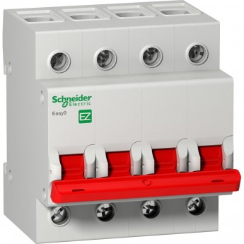 Выключатель нагрузки SCHNEIDER ELECTRIC EASY9 (модульный рубильник) 4П 40А 400В =S=