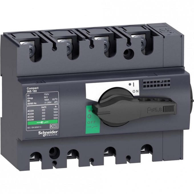 Выключатель-разъединитель SCHNEIDER ELECTRIC COMPACT INS125 4P 28911