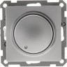 Светорегулятор (диммер) SCHNEIDER ELECTRIC W59 поворотный, 300Вт, 230В, механизм, матовый хром SR-5S0-5-86