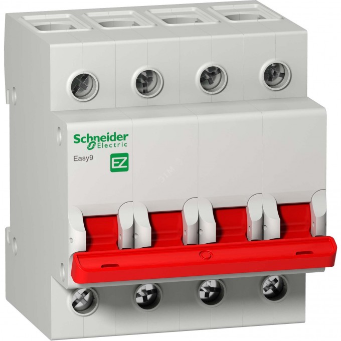 Выключатель нагрузки SCHNEIDER ELECTRIC EASY9 (модульный рубильник) 4П 100А 400В =S= EZ9S16491