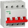 Выключатель нагрузки SCHNEIDER ELECTRIC EASY9 (модульный рубильник) 4П 100А 400В =S= EZ9S16491